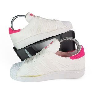 Adidas 80s Primeknit 'White Solar Pink' Casual Sneakers BB5095 Women's 5.5‎